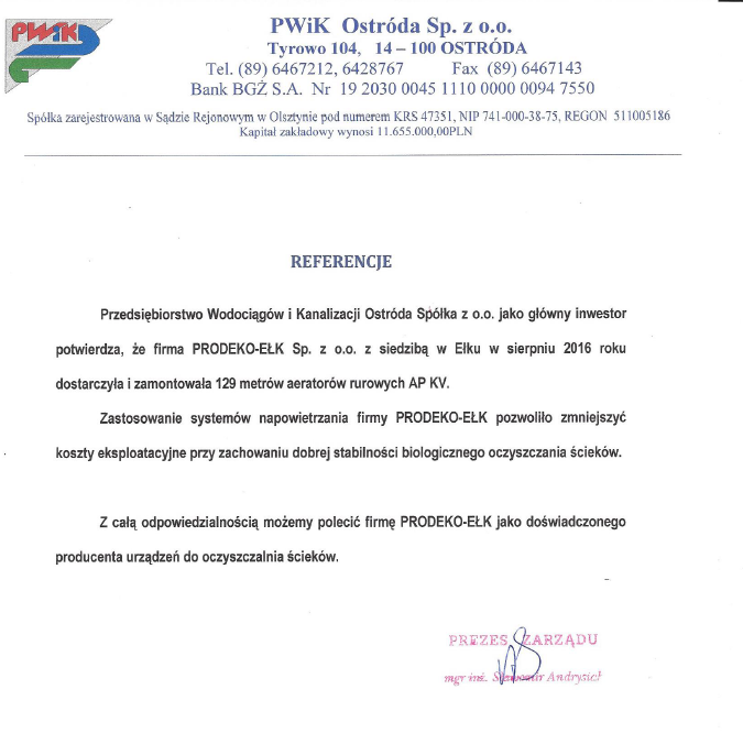 customer letter