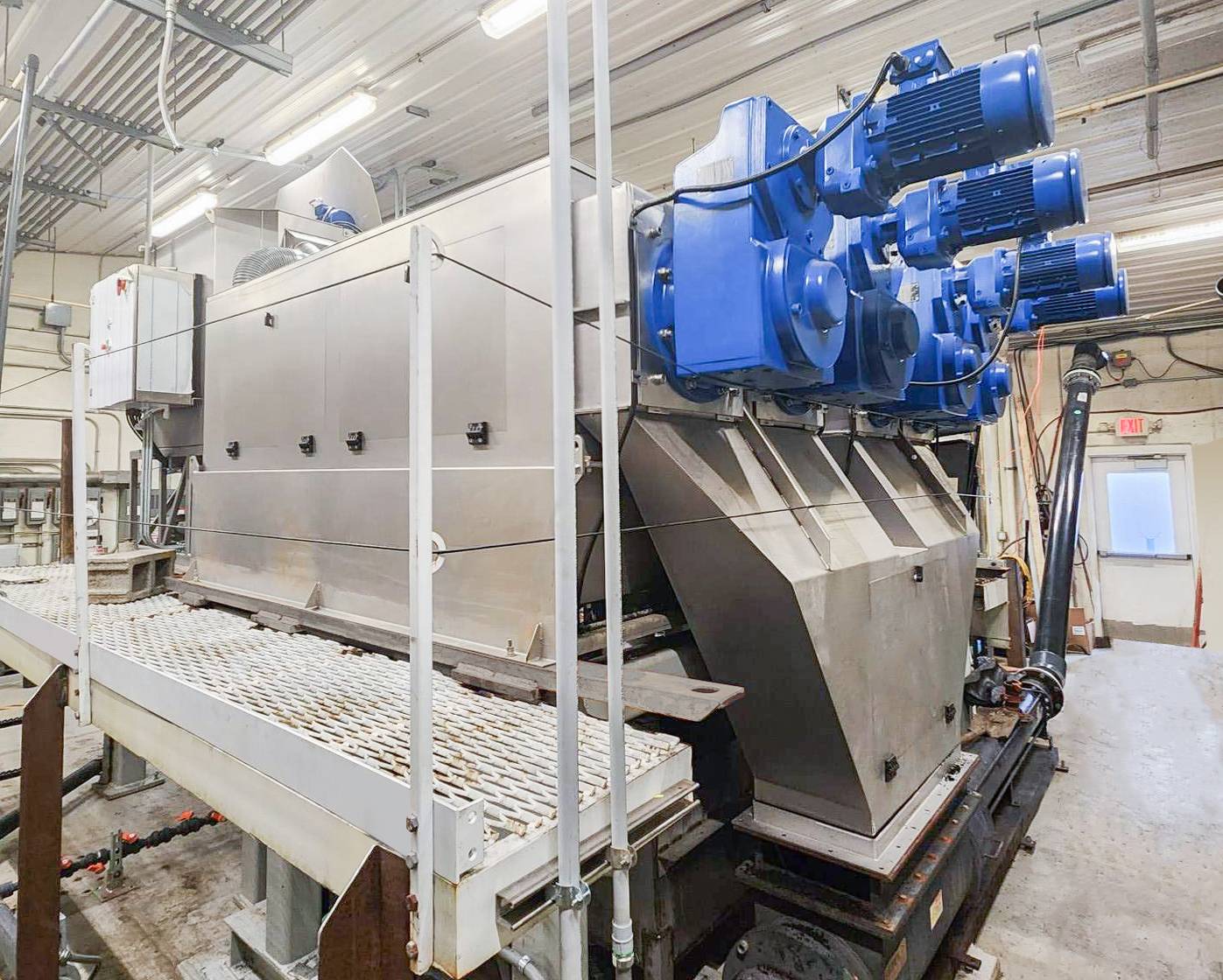 dyskowo-śrubowy odwadniacz osadu MDQ